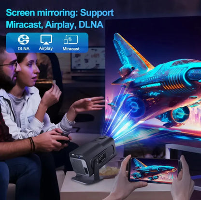 Mini portable 4k projector + built in speaker