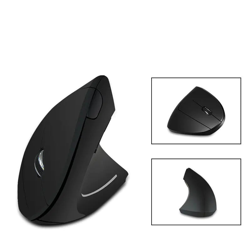 Compfortable Ergonomic Vertical Wireless Mouse for Left and Right Hands