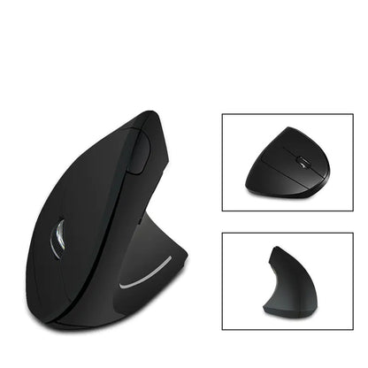 Compfortable Ergonomic Vertical Wireless Mouse for Left and Right Hands
